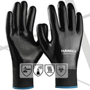 LUVA HANDEX HAND NITRILO FULL PRETA