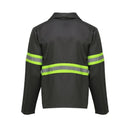 Camisa Gola Italiana Manga Longa Cinza Refletiva