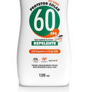 PROTETOR SOLAR PROFISSIONAL FATOR 60 COM REPELENTE UVA E UVB NUTRIEX 120 ML