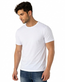 CAMISETA PV MALHA FRIA BRANCA | ANTI-PILLING | NÃO AMASSA | UNIFORMES