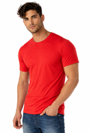 CAMISETA PV MALHA FRIA VERMELHA | ANTI-PILLING | NÃO AMASSA | UNIFORMES