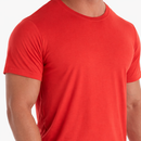 CAMISETA PV MALHA FRIA VERMELHA | ANTI-PILLING | NÃO AMASSA | UNIFORMES