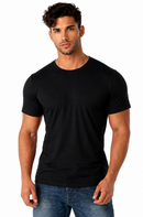 CAMISETA PV MALHA FRIA PRETA | ANTI-PILLING | NÃO AMASSA | UNIFORMES