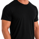 CAMISETA PV MALHA FRIA PRETA | ANTI-PILLING | NÃO AMASSA | UNIFORMES