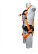 CINTO PARAQUEDISTA ABDOMINAL 3 PONTOS COM PROTEÇÃO LOMBAR