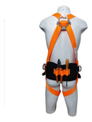 CINTO PARAQUEDISTA ABDOMINAL 3 PONTOS COM PROTEÇÃO LOMBAR