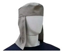 Capuz De Soldador -Touca Árabe De Brim Azul Proteção Ao Sol