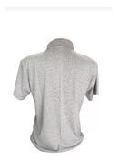 Camisa Polo Básica Masculina Adulto Pique Lisa - Cinza Mescla