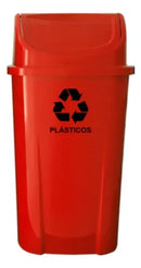 CONJUNTO COLETA SELETIVA 60L COM 5 LIXEIRAS | KIT COMPLETO COM SUPORTE METÁLICO