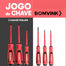 KIT CHAVES ISOLADAS 6 PEÇAS