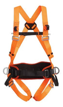 KIT COMPLETO TRABALHO EM ALTURA | CINTO PARAQUEDISTA 3 PONTOS + TALABARTE Y COM ABS | CA INMETRO