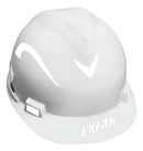 CAPACETE EXFAK SUSPENSÃO, CATRACA E JUGULAR KX-100