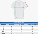 Camisa Brim Manga Curta Uniforme Profissional Azul Marinho
