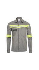 Camisa NR10 Cinza com Refletivo