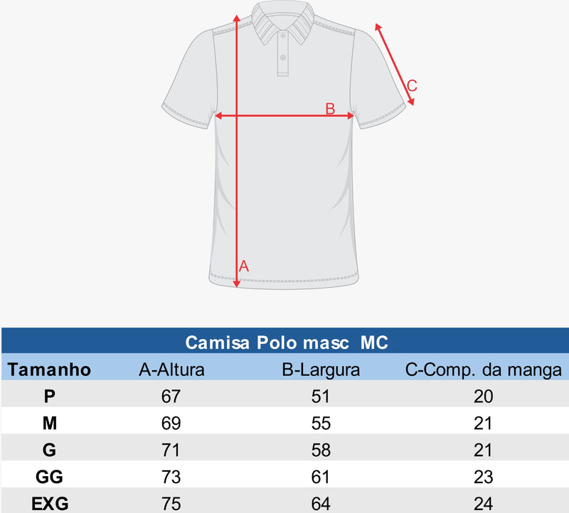 Camisa Polo Básica Masculina Adulto Pique Lisa - Preta